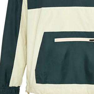 Veste Anorak Bicolore de Jardin Coupe-Vent et Hydrofuge avec Doublure en Maille Respirante, Fermeture Éclair, Capuche Réglable, Poche Kangourou et Coque Rigide - Product Image 2