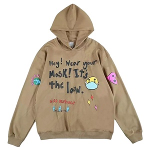 Top Quality Customized Design <b>Men</b> Puff Printed Hoodies Wholesale <b>Pullover</b> <b>Men</b> Printed Hoodies In Reasonable Rates - Product Image 1