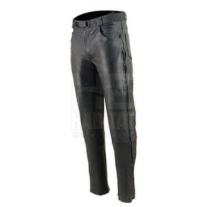 กางเกงหนังผู้ชาย คุณภาพสูง หนังนุ่ม ทนทาน และทันสมัย เหมาะสำหรับกิจกรรมกลางแจ้ง - Product Image 3