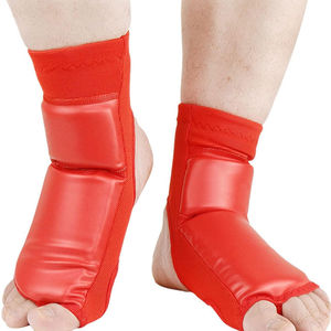 Fazn Industry Wholesale High Quality Custom Taekwondo Sparring Foot Guard Best Selling <b>Leather</b> Feet <b>Protector</b> for Martial Arts - Product Image 2