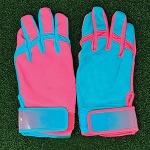 <b>Full</b> Finger Polyester/Cotton Safety Sports Gloves Blue Red White Hook and Loop Closure Non <b>Slip</b> Waterproof Unisex All Seasons - Product Image 3