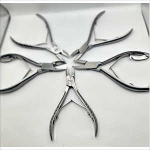 Coupe-ongles professionnel en acier inoxydable, lames affûtées, double ressort, outil de soin des pieds, pince à cuticules pour ongles épais - Product Image 1