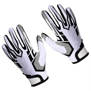 Guantes de Fútbol Americano para Receptor, Diseño Nuevo, Profesionales, Personalizados, Transpirables, Ligeros, Antideslizantes, Dedos Completos, Ajustables con Gancho - Product Image 2