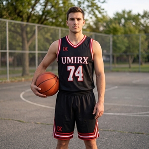 Custom Reversible Basketball Jersey Set Sublimated Team Basketball Uniform Men Youth Breathable Mesh Jersey and Shorts - Product Image 5