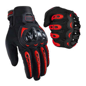 Guantes de Motocicleta de Invierno de Cuero de Primera Calidad con Pantalla Táctil, Protección de Nudillos, Diseño Impermeable de Dedo Completo para Carreras de Aventura - Product Image 5