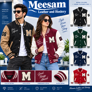 เสื้อแจ็คเก็ตวาร์ซิตี้ผู้ชาย ปักลายตัวอักษร สีดำ ขาว เหลือง สไตล์สตรีทแวร์ ใส่ได้ในฤดูใบไม้ร่วง ทรงปกติ ปกเสื้อพับได้ - Product Image 5