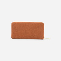 Dompet Wanita Kulit PU Coklat Vintage Fashion, Ritsleting, Kapasitas Slim, Poliester, Logo Custom, Rantai, Untuk Pesta & Sehari-hari