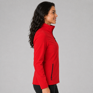 Chaqueta Softshell de Alto Rendimiento para Mujer, Logotipo Personalizado, Flexible, Ligera, Cálida, Transpirable, Informal para Exteriores, Chaqueta Softshell al por Mayor - Product Image 2