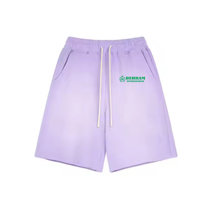 Shorts de bain décontractés en maille unie pour homme, séchage rapide, respirants, écologiques, délavés à l'acide, vente en gros - Product Image 5