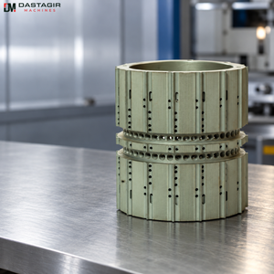 Conjunto de Tambor Ranurado |   Componente Metálico Cilíndrico de Precisión para Maquinaria Industrial de Fabricación de Cigarrillos MK8 MK9 - Product Image 2