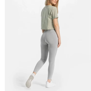 T-shirt en coton pour femme, coupe ajustée, manches courtes, anti-UV, écologique, respirant, séchage rapide, tee-shirt de sport - Product Image 3