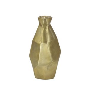 Pot de fleurs de style bohème de luxe, plantes artificielles, vase à fleurs, finition dorée, décoration de table écologique, vases en métal faits à la main - Product Image 1