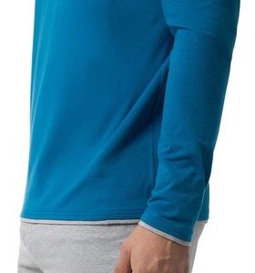 Sweat-shirt à capuche unisexe tendance en coton uni surdimensionné pour l'hiver, avec logo personnalisé sur le devant, style streetwear respirant avec poche - Product Image 3