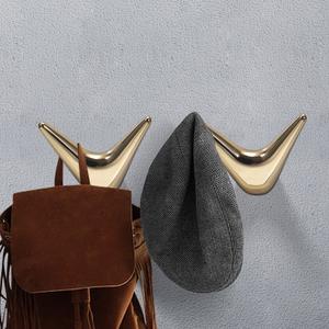 Crochets muraux doubles en métal thermolaqué, forte capacité de charge, pour rangement de cuisine - Product Image 3