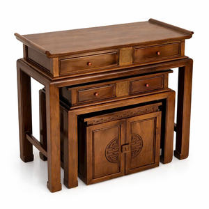 Juego de tres piezas para altar de caoba - Product Image 6