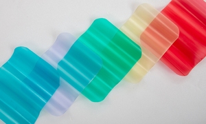 Azulejo de techo liso corrugado de plástico de estilo industrial con opciones de color semitransparente - Product Image 3