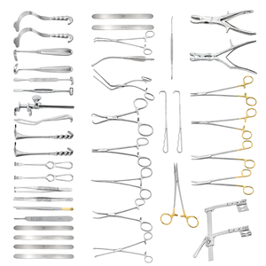Thoracic Surgery Instrument Kit Thoracotomy Surgical Set <b>Chest</b> Procedures Rib Retraction Tissue <b>Handling</b> ISO13485 Forceps - Product Image 2