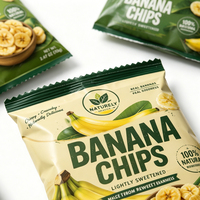Sachet d'emballage alimentaire vide personnalisé en plastique pour chips de pommes de terre et chips de bananes séchées, scellable, 150g, emballage de vente au détail