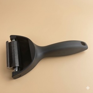 Rastrillo para Mascotas 40T Clásico, Simple, de Calidad Profesional, para Perros y Gatos, Peine para Eliminar Pelo Suelto, Resistente, Removedor de Pelo de Plástico y Acero Inoxidable - Product Image 3