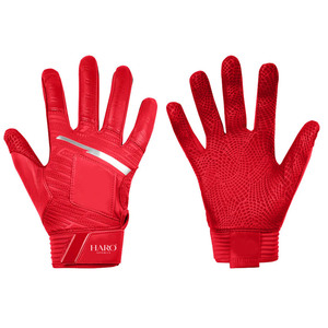 Guantes de béisbol Soft Palm para bateadores diestros y zurdos con ajuste flexible, malla transpirable y soporte para entrenamiento diario - Product Image 1