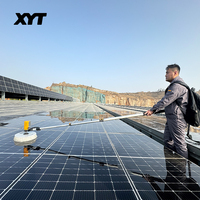 Brosse de nettoyage de panneau solaire XYT brosse rotative à tête unique pour le nettoyage de panneau solaire X3