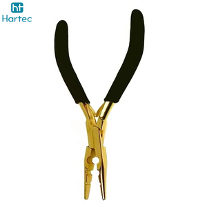 Best Seller Product Latest Hair Extension Pliers Hair Tools Stainless Steel Pliers With Black Handle Hair Styling Salon Tools - Product Image 3
