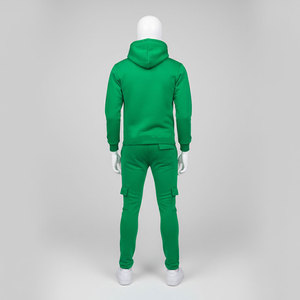Sudadera con Capucha Extra Grande para Gimnasio, 100% Algodón, Felpa, Lavado Ácido, Estampado Animal, Diseño 2 en 1, Chándal para Hombre - Product Image 3