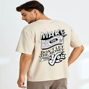 Short Sleeve Designer Logo Brand Tops Cotton Blouse <b>T</b>-<b>Shirt</b> Oversized Cotton Heavyweight Vintage Graphic <b>Men</b> Premium Hot Print - Product Image 3