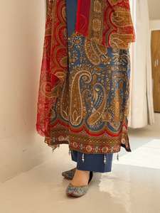 Fashion Accessories Indian Pakistani Designer Embroidery Cotton Silk Wedding Party Wear Women Kurta / <b>Kurti</b> Elegant Quick Dry - Product Image 4