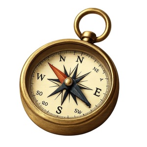 Premium Handmade Brass Nautical <b>Compass</b> with <b>Antique</b> Finish and Leather Case for Travel Camping and Decoration - Product Image 3