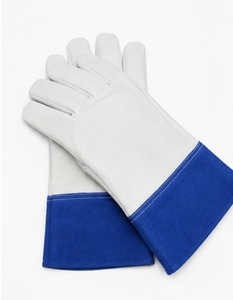 Gants de travail en cuir grainé durable, manchette renforcée, adhérence améliorée, résistants à la chaleur, antidérapants, respirants, flexibles, sans latex - Product Image 1