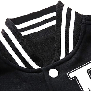 Customized Varsity <b>Jacket</b> For Unisex Button Up Long Sleeve Stand Collar <b>Slim</b> <b>Fit</b> Fashion Men's Wool Varsity <b>Jacket</b> - Product Image 3