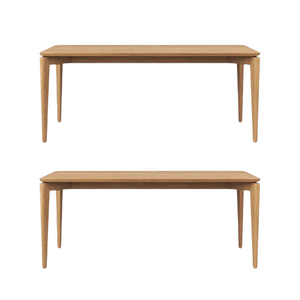 Table à manger rectangulaire, table basse en bois, style scandinave, meubles pour la maison, appartement, villa, hôtel - Product Image 3