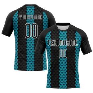 ชุดวอลเลย์บอลแบบใหม่ล่าสุด สีดำ-เขียวมรกต ลายเรขาคณิต พิมพ์ลายแบบ Sublimation ระบายเหงื่อได้ดี เหมาะสำหรับผู้ใหญ่ทุกเพศ ทุกฤดูกาล - Product Image 2