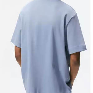 T-shirt Homme Oversize Personnalisé Imprimé 100% Coton Écologique Anti-Plis Séchage Rapide 300 Grammes Streetwear - Product Image 4