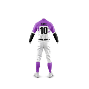Camiseta de Béisbol de Poliéster Personalizable OEM, Totalmente Sublimada, Ropa Deportiva Transpirable, Impresión de Logotipo y Nombre Personalizados, EE. UU. - Product Image 2