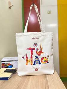 Bolsa de Lona Ecológica Personalizada con Logotipo, Bolsa de Compras Reutilizable para Publicidad y Ferias Comerciales, Precio al por Mayor - Product Image 2