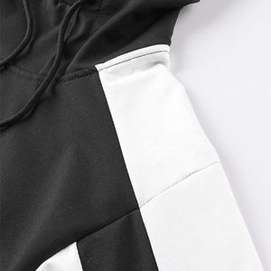 Men's <b>Summer</b> Tracksuit <b>Hoodie</b> with Elastic Waist Side Pockets Full Length Casual Style 100% Cotton Fleece Breathable Fabric - Product Image 5