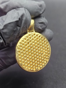 Colgante con Diseño de Águila, Chapado en Oro de 18K, con Cristales de Estrás y Microincrustaciones, Amuleto Hip Hop para Hombre, Regalo - Product Image 2