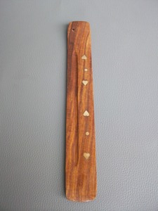 Brûleur d'encens indien en bois de manguier, maille lisse 100% naturelle, écologique, de haute qualité, avec filtre, pour aromathérapie toutes saisons - Product Image 6