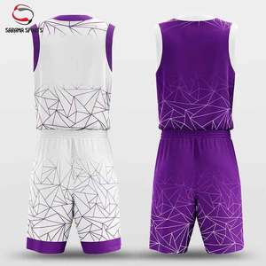 Uniforme de Baloncesto Personalizado para Hombre, Diseño de Alta Calidad, Material de Poliéster Transpirable, Talla Grande, para Deportes al Aire Libre - Product Image 2