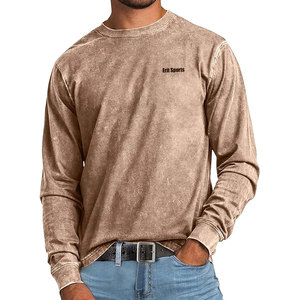Sudadera Casual Transpirable para Hombre, Lavado Ácido, 100% Algodón, Ligera, Ecológica, de Secado Rápido y Alta Calidad - Product Image 2