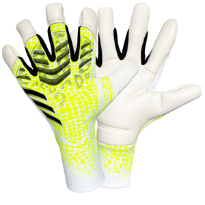Guantes de portero de fútbol profesional, excelentes guantes de fútbol de cuero y látex para capturar balones para porteros - Product Image 6