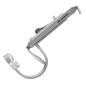 Surgical Oral Retractor Frame Without Blades Stainless Steel Instrument DAVIS Mouth Gag 6 1/4" (15.9 cm) Double <b>Bite</b> Left Side - Product Image 4
