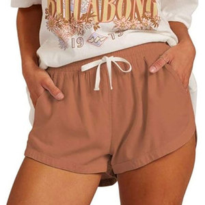 Women Casual Lightweight <b>Drawstring</b> Mid Shorts Hot Shorts 2026 Comfortable Breathable 100% Cotton High Quality - Product Image 1