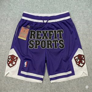 กางเกงบาสเก็ตบอลผ้าฝ้ายคุณภาพสูงสำหรับผู้ชาย REXFIT SPORTS กางเกงออกกำลังกายสั่งทำพิเศษจากผู้ผลิต กางเกงออกกำลังกายน้ำหนักเบา - Product Image 2
