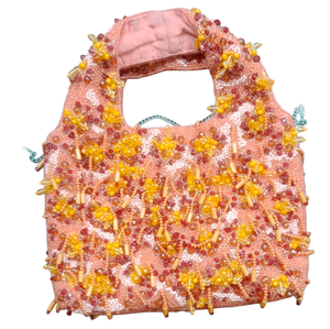Bolso de Hombro de Algodón con Cuentas Hechas a Mano, a la Moda, para Fiestas, Bodas, Oficina y Viajes, Disponible a Buen Precio - Product Image 1