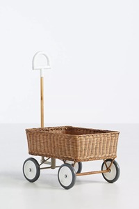 4-Wheel Wagon Trailer Handmade Storage Basket Wholesale eco-friendly Made in Vietnam Ready to stock - Product Image 4