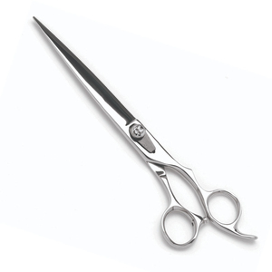 Ciseaux de coiffure professionnels en acier inoxydable, lame tranchante, manche long, pour droitiers, ciseaux de coupe de cheveux pour barbiers - Product Image 4