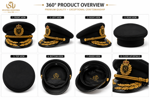 Phoenix Formal Visor <b>Hats</b> & <b>Caps</b> with Hand Embroidery and Sublimation Transfer Print 100% Acrylic Four Seasons Outdoor Use - Product Image 5